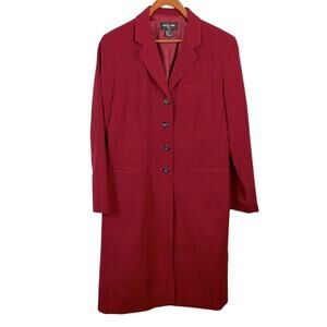 Focus 2000 button front long line jacket size 8 petite
